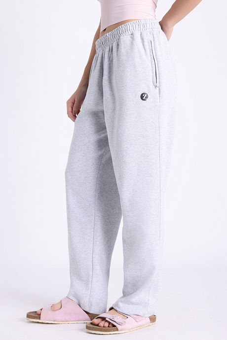 Zivame 2 Mile Fashion Knit Poly Loungewear Bottom - Grey mel — image 3